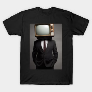 Suit Tube TV Man T-Shirt